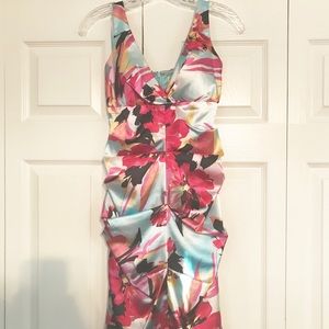 Cache Floral Cocktail Dress - Size 2